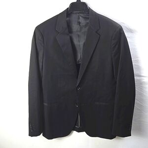 Theory Mens 2 Button Black Blazer Sport Coat Size 40
